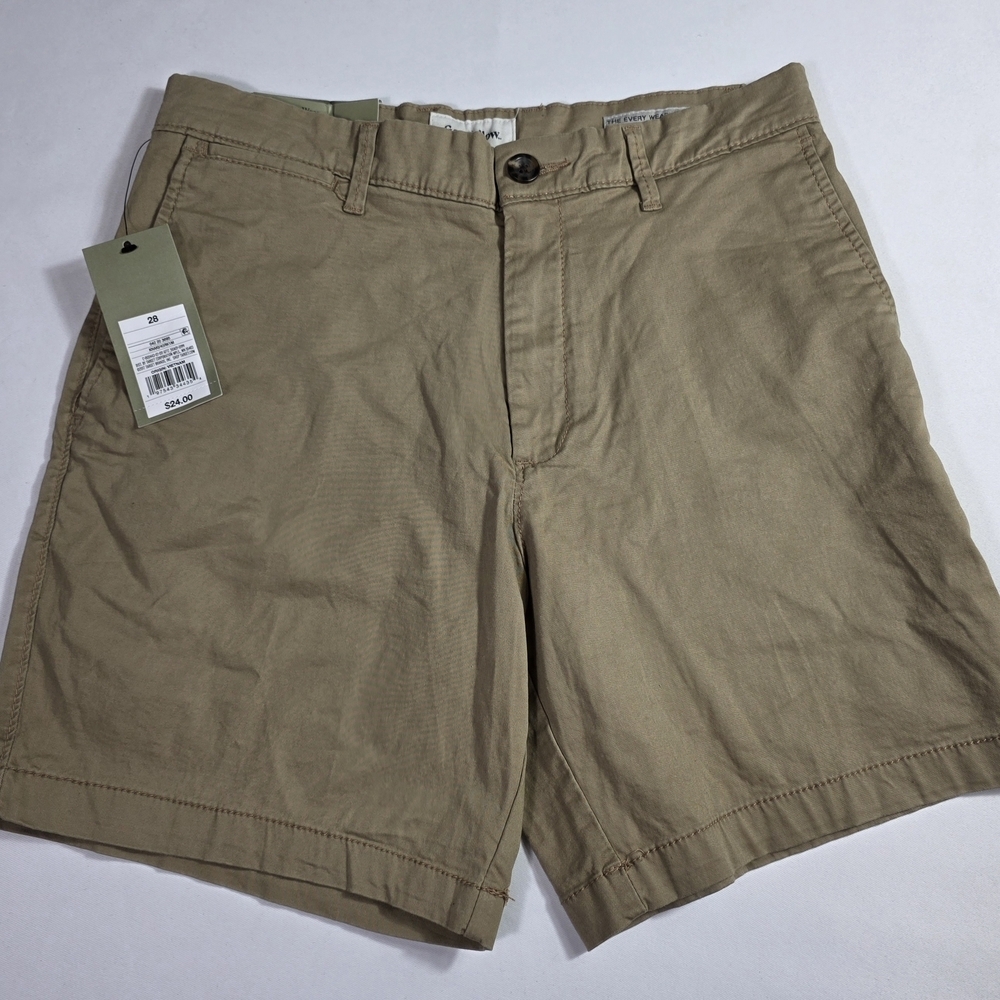 Goodfellow & Co Men’s Khaki Chino Shorts Size 28 NWT